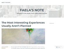 Tablet Screenshot of faelasufa.wordpress.com