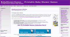 Desktop Screenshot of gamesforbabyshower.wordpress.com