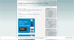 Desktop Screenshot of mobilecommlab.wordpress.com