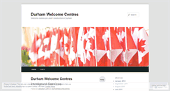 Desktop Screenshot of durhamwelcomecentres.wordpress.com