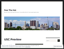 Tablet Screenshot of fearthehat.wordpress.com