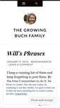 Mobile Screenshot of growingbuchfamily.wordpress.com