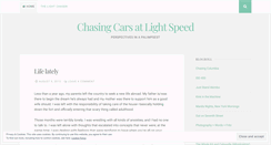 Desktop Screenshot of lightspeedchaser.wordpress.com