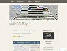 Tablet Screenshot of birtaxinfo.wordpress.com