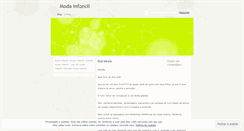 Desktop Screenshot of modainfantil.wordpress.com