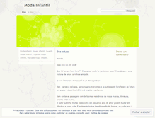 Tablet Screenshot of modainfantil.wordpress.com