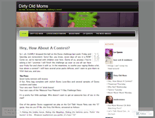 Tablet Screenshot of dirtyoldmoms.wordpress.com