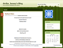 Tablet Screenshot of dwikahenny24.wordpress.com