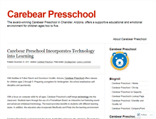 Tablet Screenshot of carebearpreschool.wordpress.com