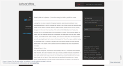 Desktop Screenshot of larloura.wordpress.com