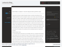 Tablet Screenshot of larloura.wordpress.com