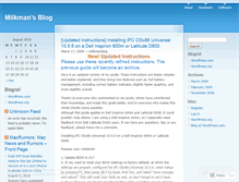 Tablet Screenshot of milkmanblog.wordpress.com