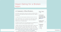 Desktop Screenshot of brokenheartvegan.wordpress.com