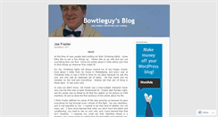 Desktop Screenshot of bowtieguy.wordpress.com