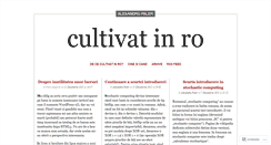 Desktop Screenshot of cultivatinro.wordpress.com