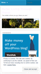 Mobile Screenshot of betterlivingthroughtravel.wordpress.com