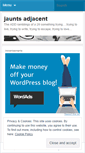Mobile Screenshot of jauntsadjacent.wordpress.com