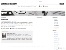 Tablet Screenshot of jauntsadjacent.wordpress.com