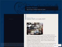 Tablet Screenshot of kirstenmccann.wordpress.com