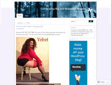 Tablet Screenshot of celebratebbw.wordpress.com