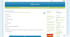 Desktop Screenshot of culinaryhaven.wordpress.com