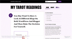 Desktop Screenshot of mytarotreadings.wordpress.com