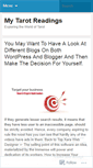 Mobile Screenshot of mytarotreadings.wordpress.com