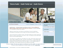 Tablet Screenshot of divorceaustin.wordpress.com