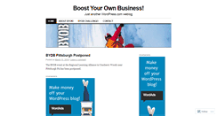 Desktop Screenshot of boostyourownbusiness.wordpress.com