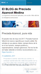 Mobile Screenshot of preciadaazancot.wordpress.com