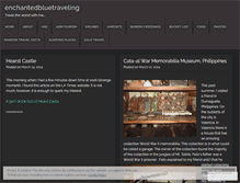 Tablet Screenshot of enchantedbluetravelingbunny.wordpress.com
