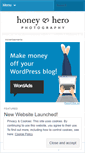 Mobile Screenshot of honeynhero.wordpress.com