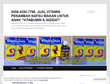 Tablet Screenshot of jualvitaminpenambahnafsumakananak.wordpress.com