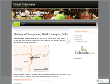 Tablet Screenshot of mygreatindonesia.wordpress.com