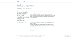 Desktop Screenshot of inkscapers.wordpress.com