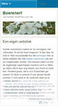 Mobile Screenshot of boerenerf.wordpress.com