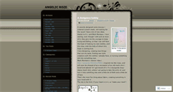 Desktop Screenshot of angelicroze.wordpress.com