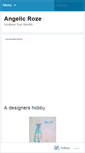 Mobile Screenshot of angelicroze.wordpress.com