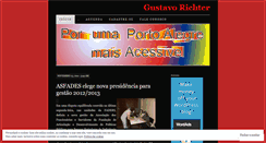 Desktop Screenshot of gustavorichter.wordpress.com