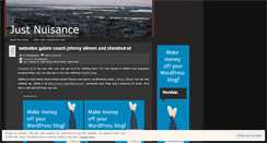 Desktop Screenshot of justnuisance.wordpress.com