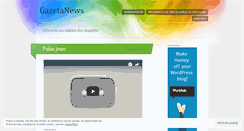 Desktop Screenshot of gazetanews.wordpress.com