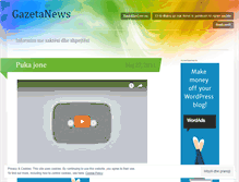Tablet Screenshot of gazetanews.wordpress.com