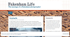 Desktop Screenshot of fakenhamlife.wordpress.com