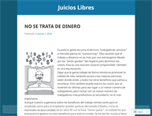 Tablet Screenshot of juicioslibres.wordpress.com