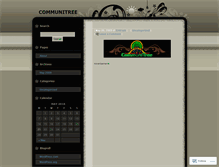 Tablet Screenshot of communitreemovement.wordpress.com