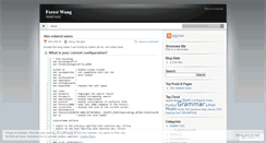 Desktop Screenshot of forestwang.wordpress.com