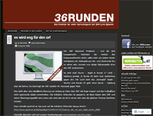 Tablet Screenshot of 36runden.wordpress.com