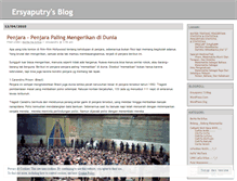 Tablet Screenshot of ersyaputry.wordpress.com