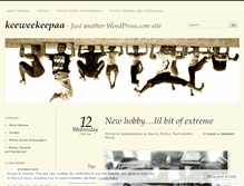 Tablet Screenshot of keeweekeepaa.wordpress.com