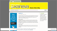 Desktop Screenshot of kanevacheats.wordpress.com